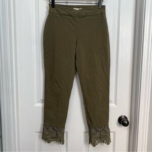 Est 1946 Olive Green Contemporary Dress Pants Size 2